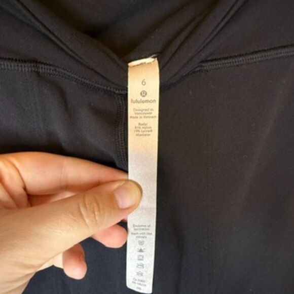 Lululemon Align High-Rise Cropped Jogger Black Size 6 - Picture 3 of 11